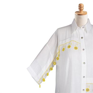 MODERN KESİM GÜNEŞ OYALI GÖMLEK