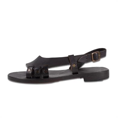 NAKIŞ DETAYLI ASKILI ÇANTA-ŞEREF MODELİ SANDALET TAKIMI (SİYAH)