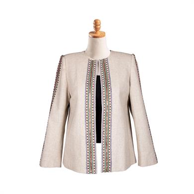 NAKIŞ İĞNELİ CEKET ÇANTA TAKIMI