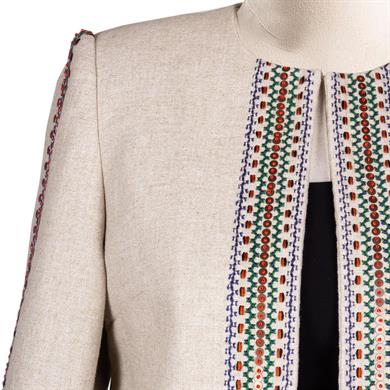 NAKIŞ İĞNELİ CEKET ÇANTA TAKIMI