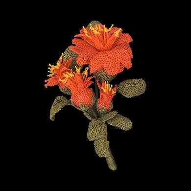 NAR ÇİÇEĞİ YAKA İĞNESİ