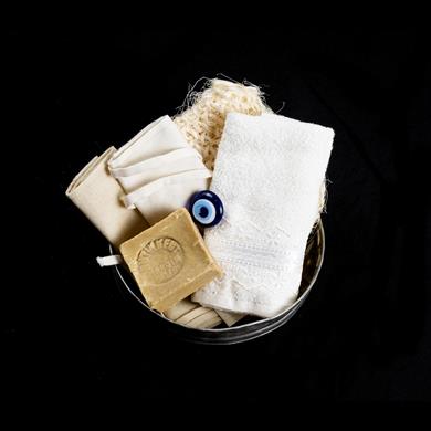 NAZAR BONCUKLU HAMAM TASI SETİ