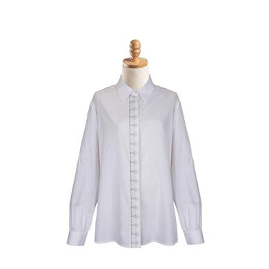 ÖNDEN PATLI NAKIŞLI GÖMLEK