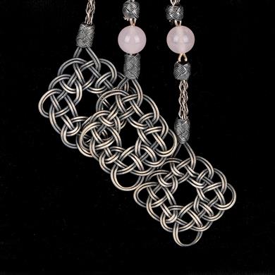 PEMBE AŞKI KOLYE VE KÜPE