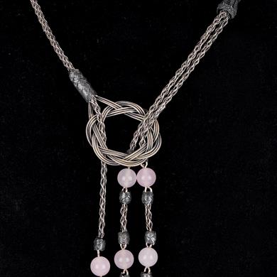 PEMBE AŞKI KOLYE VE KÜPE