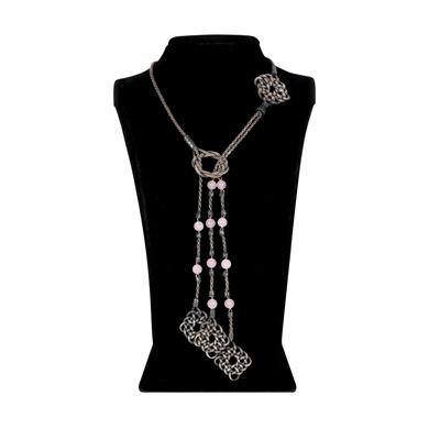 PEMBE AŞKI KOLYE VE KÜPE