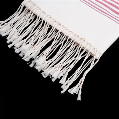 PEMBE ÇİZGİLİ PEŞTAMAL TAKIMI