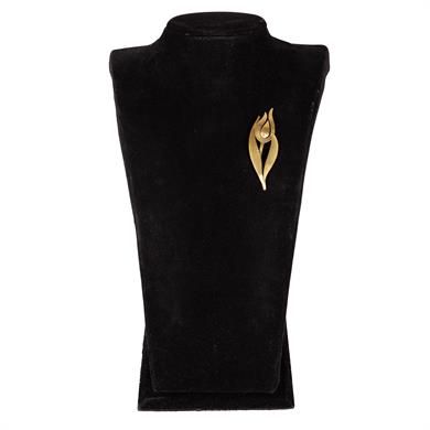 PİRİNÇ LALE BROŞ