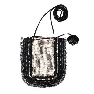 PULLU FİRKETE OYALI TELEFON ÇANTASI