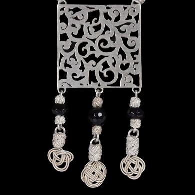 PÜSKÜLLÜ AJUR KOLYE (30 gr)