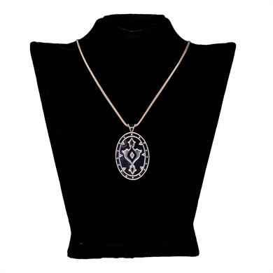 RUMİ BURGU TELLİ SAVAT KOLYE