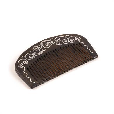 RUMİ DESENLİ AHŞAP TARAK