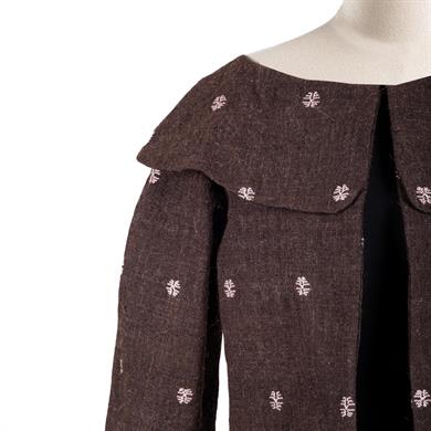SİYAH EHRAM CROP CEKET