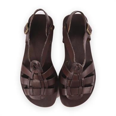 ÜÇ BANTLI DÜZ MERDANE SANDALET