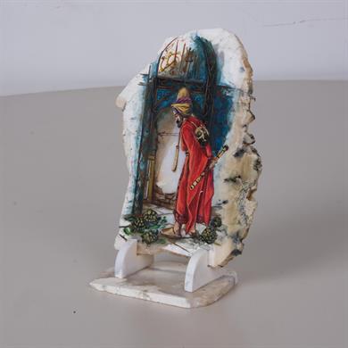 YARI DEĞERLİ TAŞ SÜSLEME KAPLUMBAĞA TERBİYECİSİ