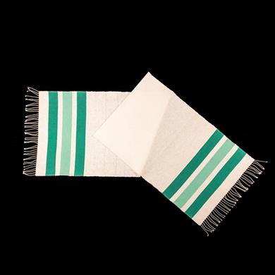 YEŞİL ÇİZGİLİ KETEN PEŞKİR