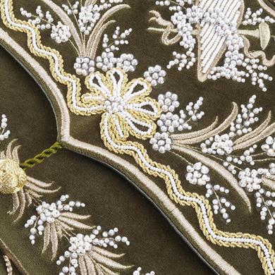 YEŞİL KADİFE CÜZ KESESİ