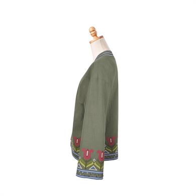 YEŞİL LALELİ CEKET