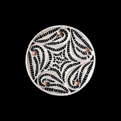 ZARAFETİN VE USTALIĞIN GEOMETRİK BROŞ 2 (8.7GR)