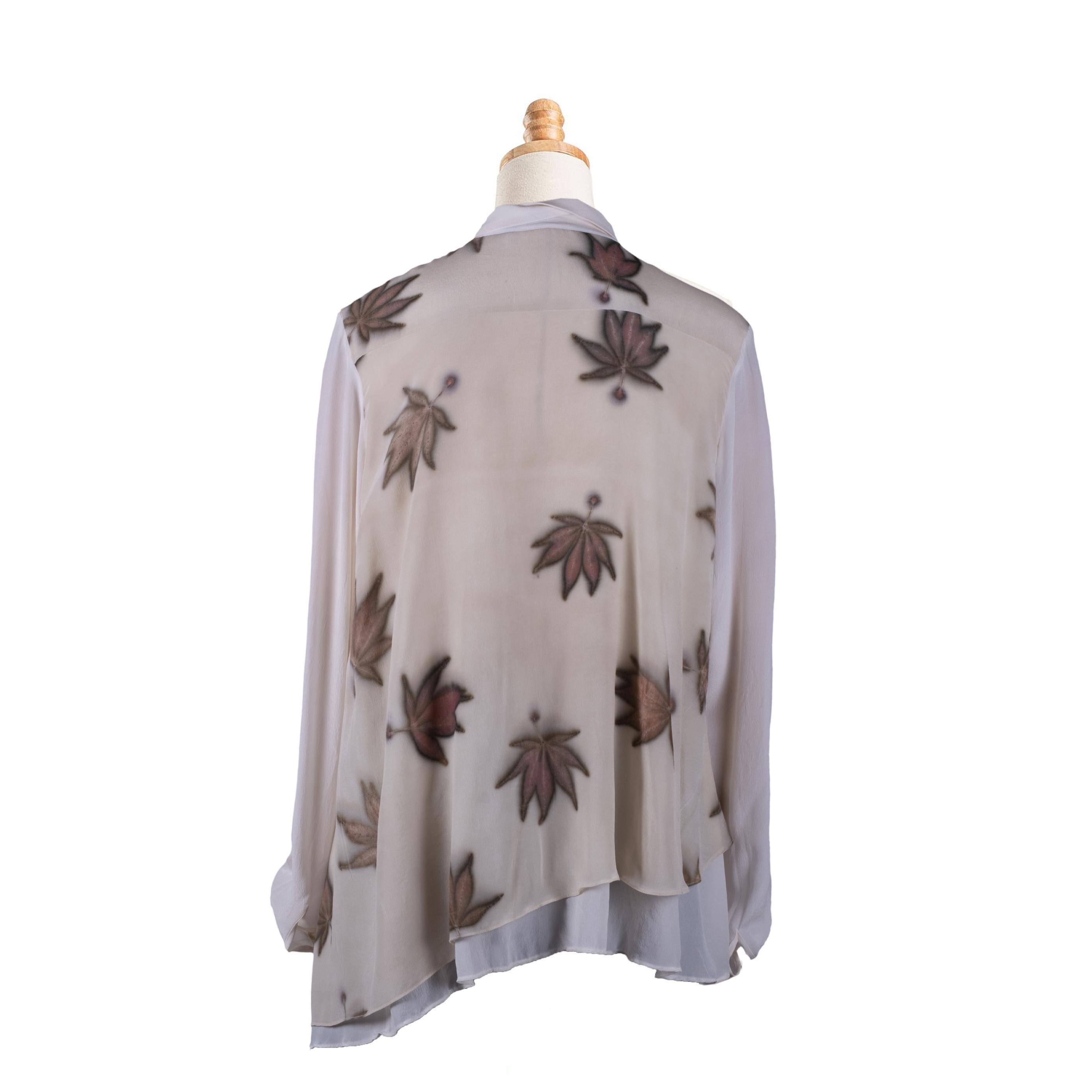 ASİMETRİK İPEK GÖMLEK