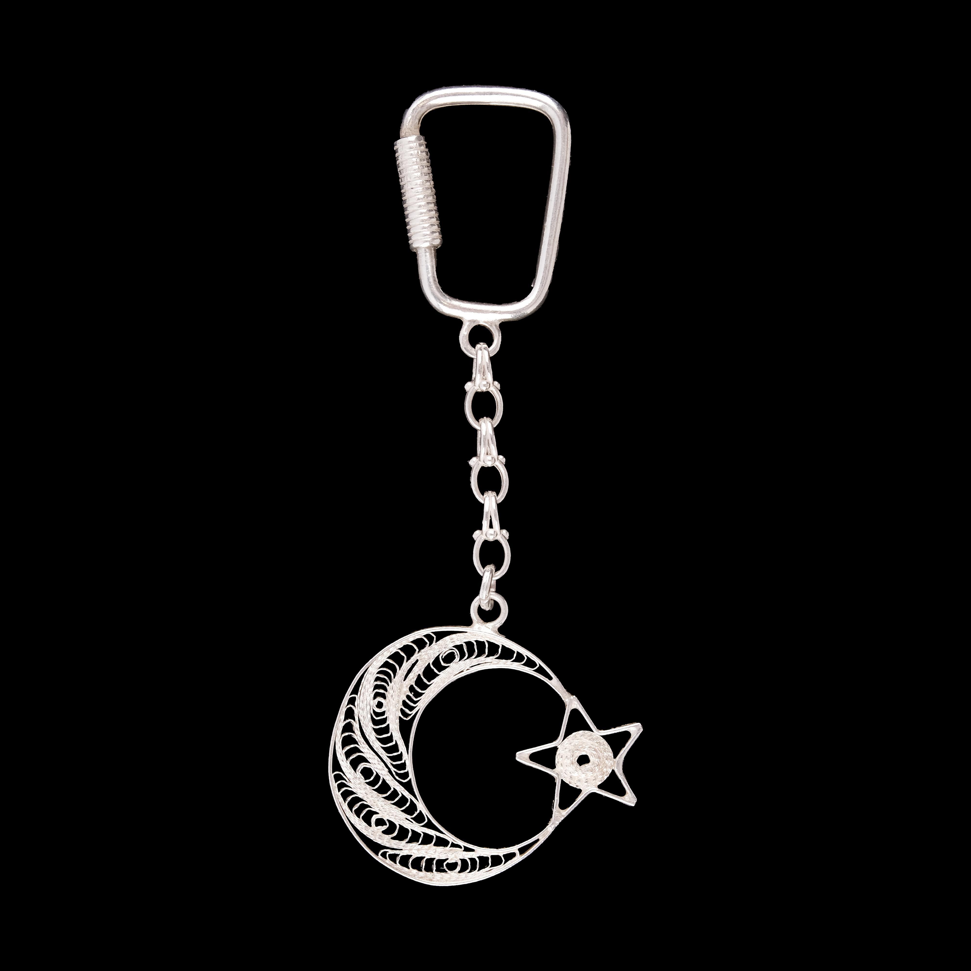 AY YILDIZIN İNCELİĞİYLE ANAHTARLIK 1 (7,11 GR)