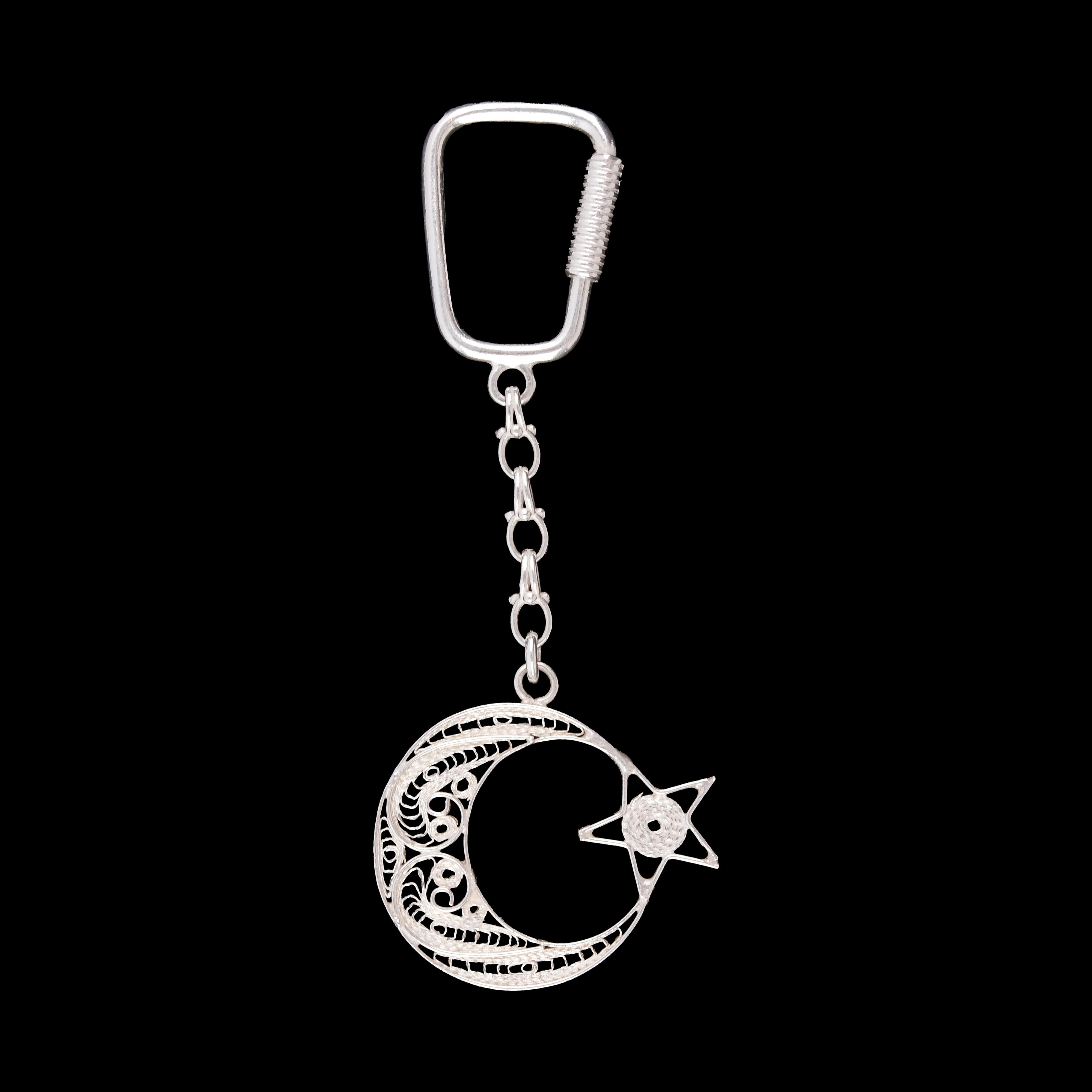 AY YILDIZIN İNCELİĞİYLE ANAHTARLIK 2 (7,5 GR)