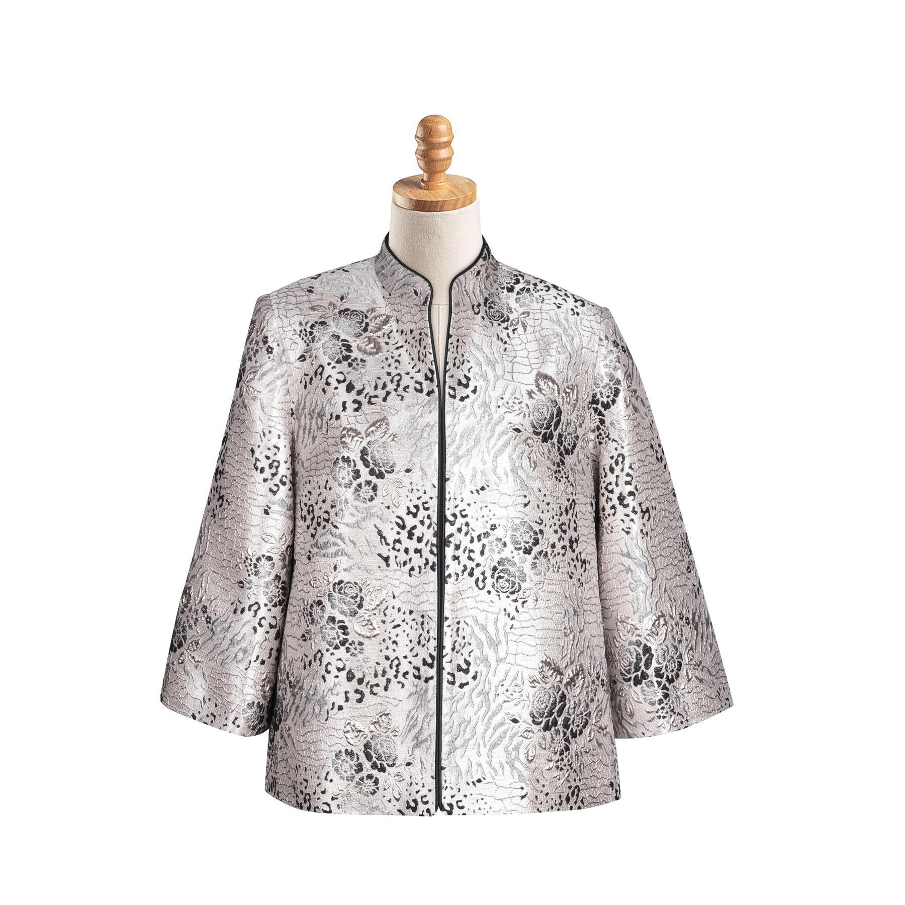 BİYELİ GRİ BROKAR CEKET