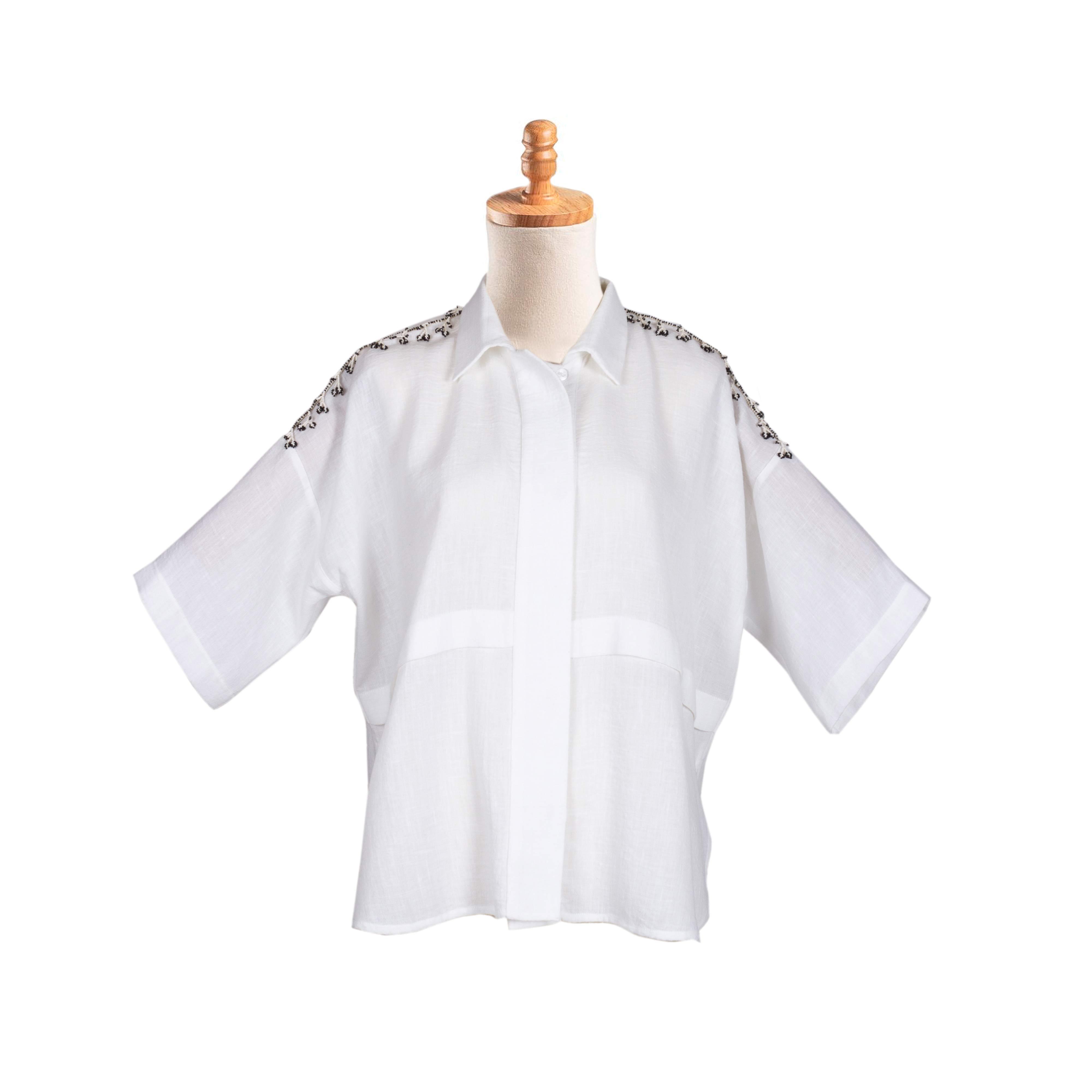 BÜLBÜL GÖZÜ OYALI GÖMLEK