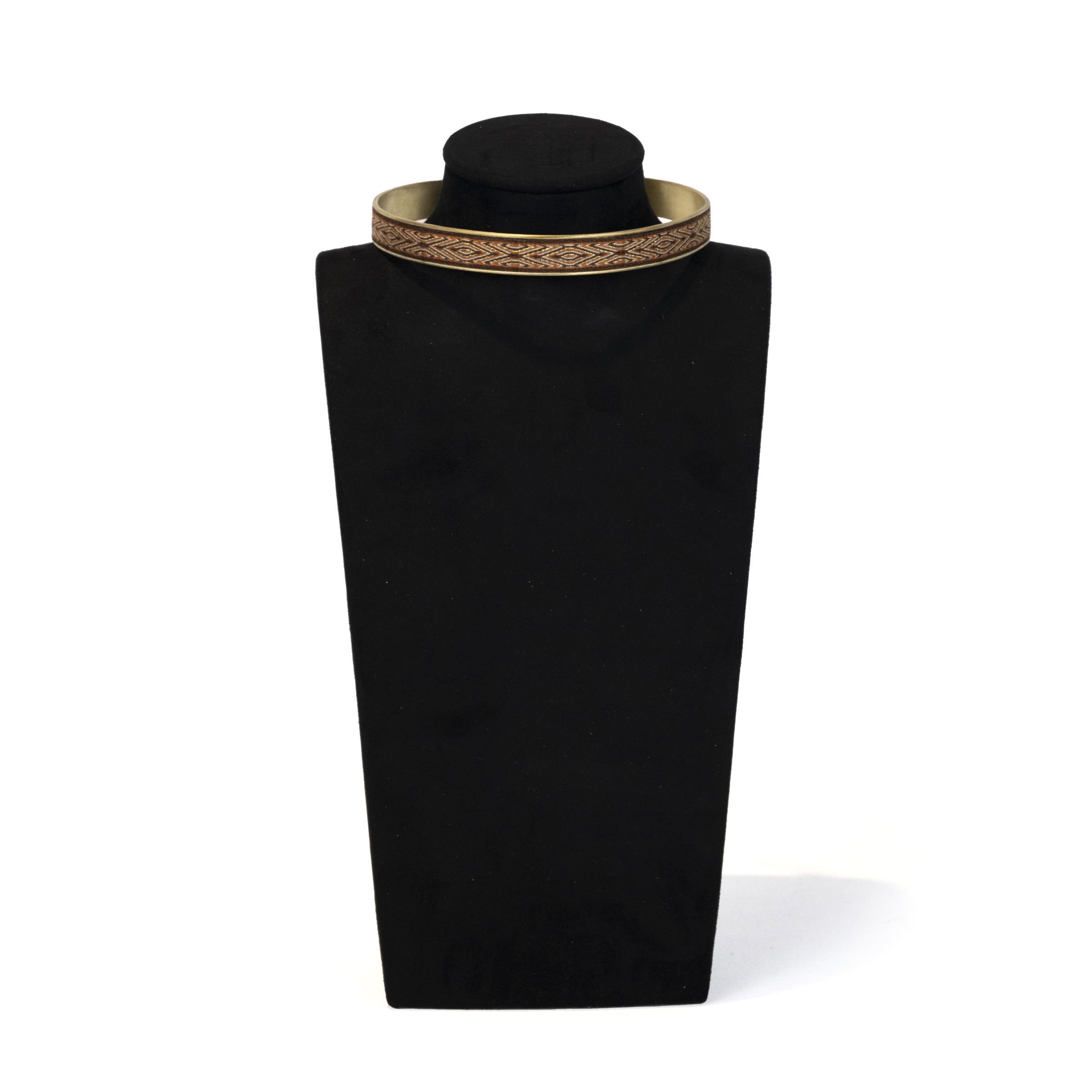 ÇARPANA DOKUMA CHOKER (KOLYE 32GR)