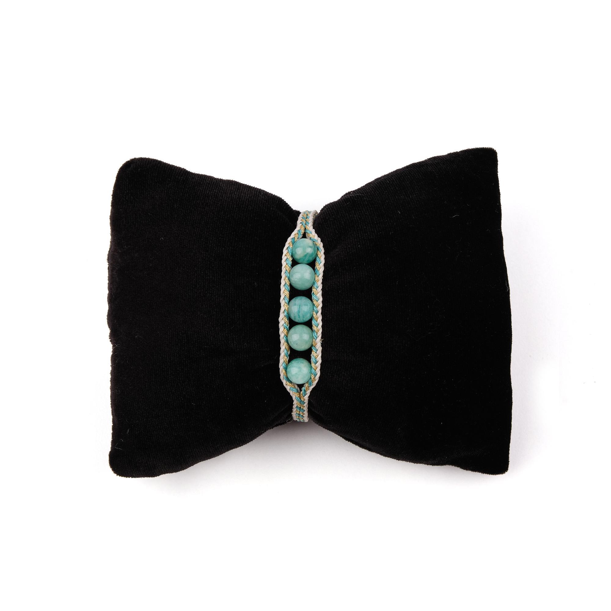 DOĞAL TAŞ ÖRME MAKROME BİLEKLİK