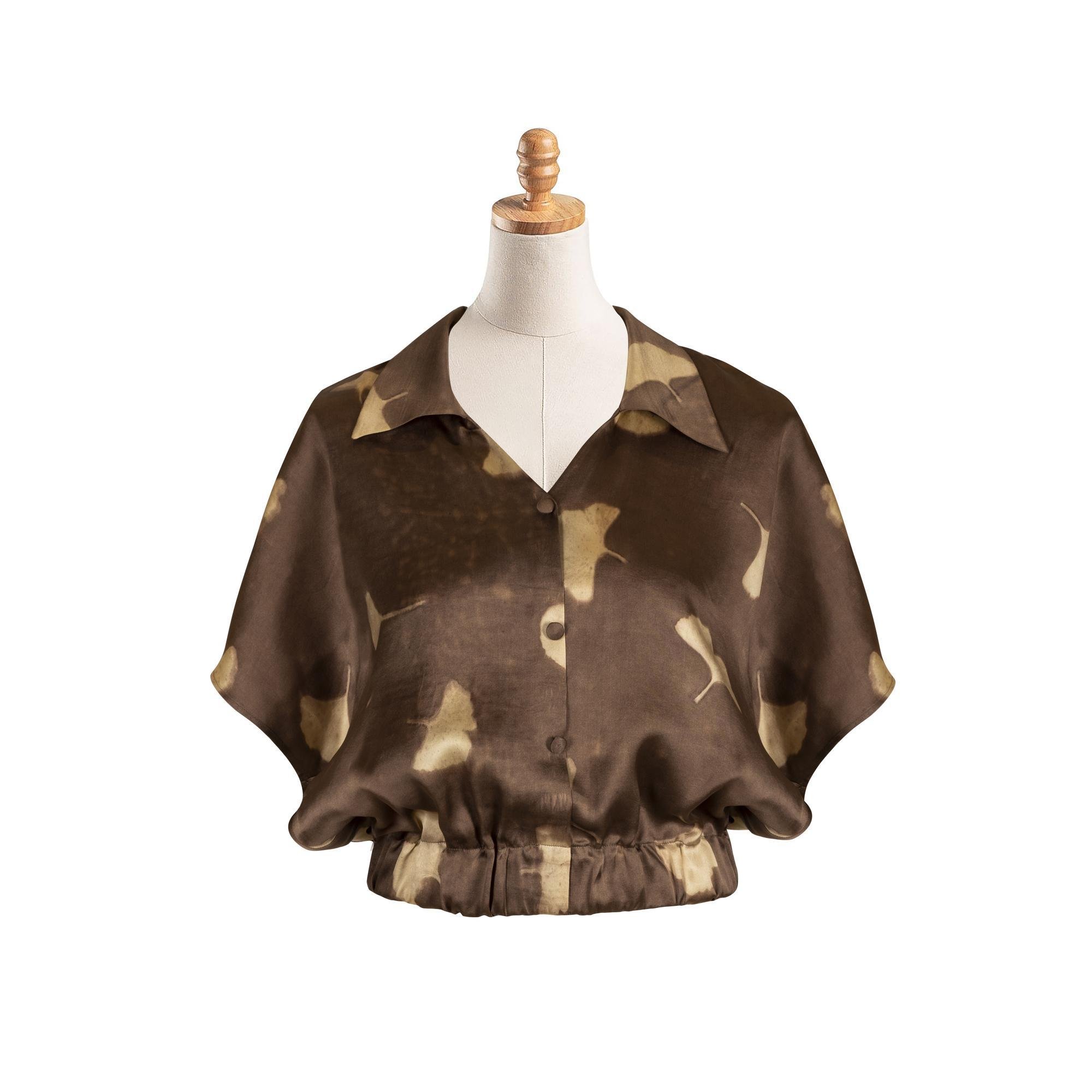 EKOLOJİK BASKI CROP GÖMLEK