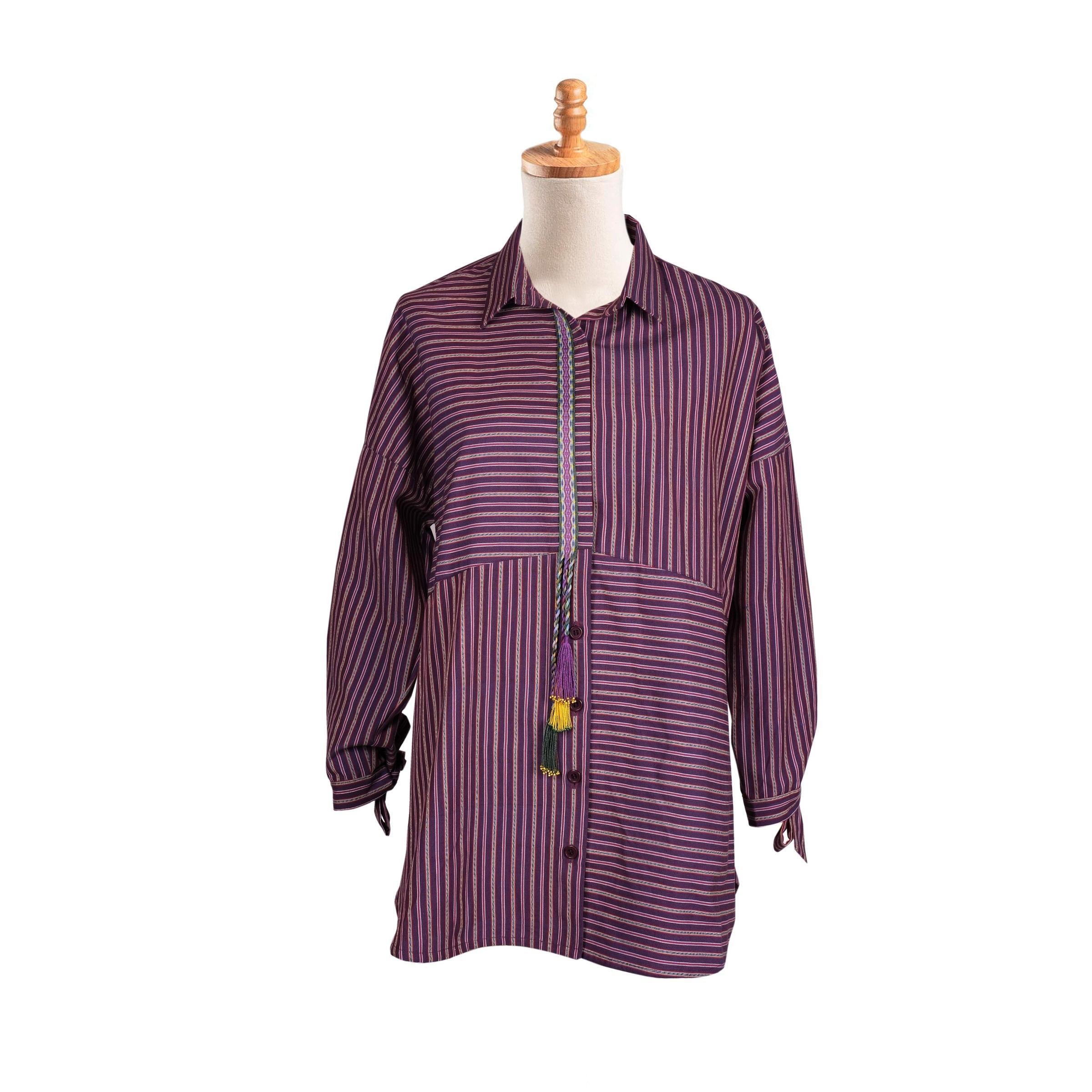 GAZENNE DOKUMA GÖMLEK