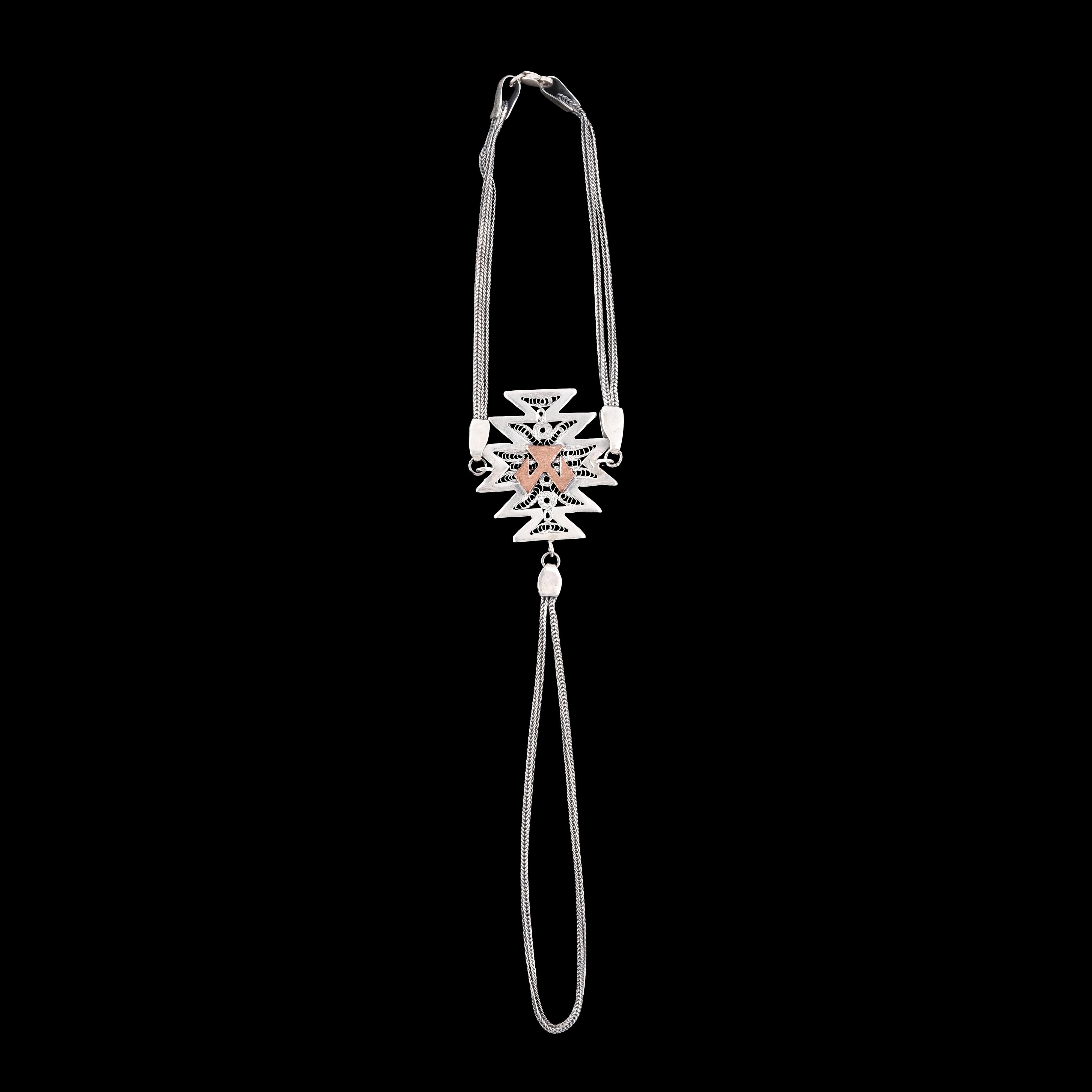 GÖZ VE YILDIZ MOTİFLİ ŞAHMERAN BİLEKLİK 2 (11.7GR)