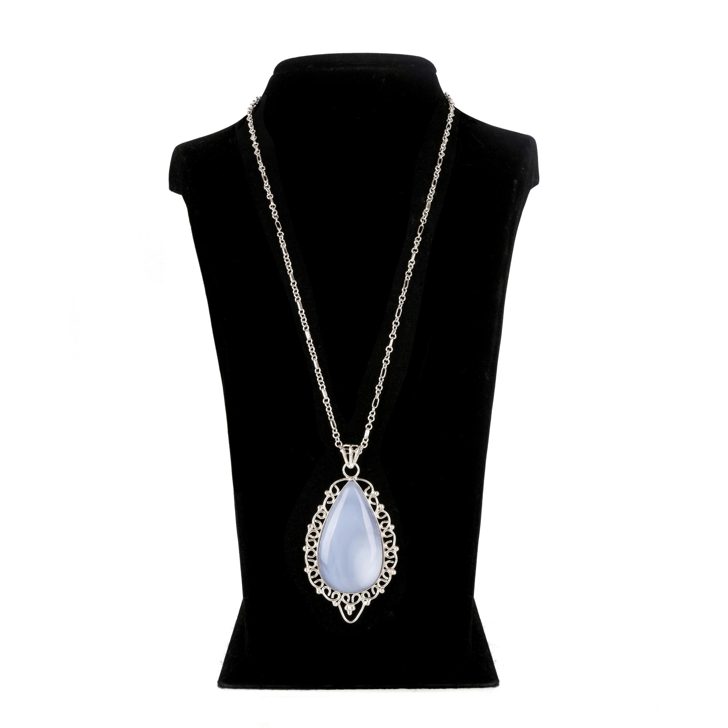 KALSEDON VAV KOLYE (37,1 GR)