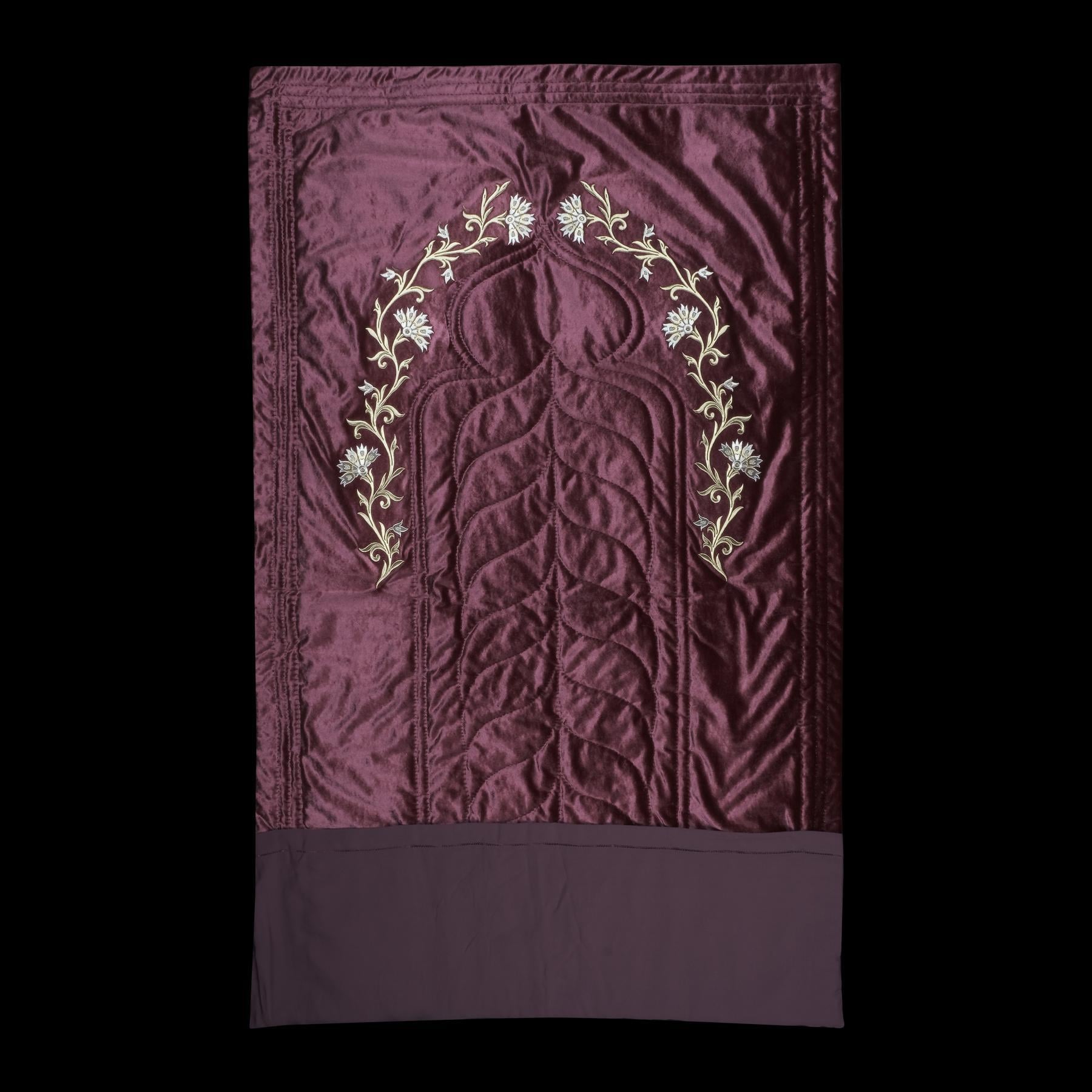 KARANFİLLİ BORDO SECCADE