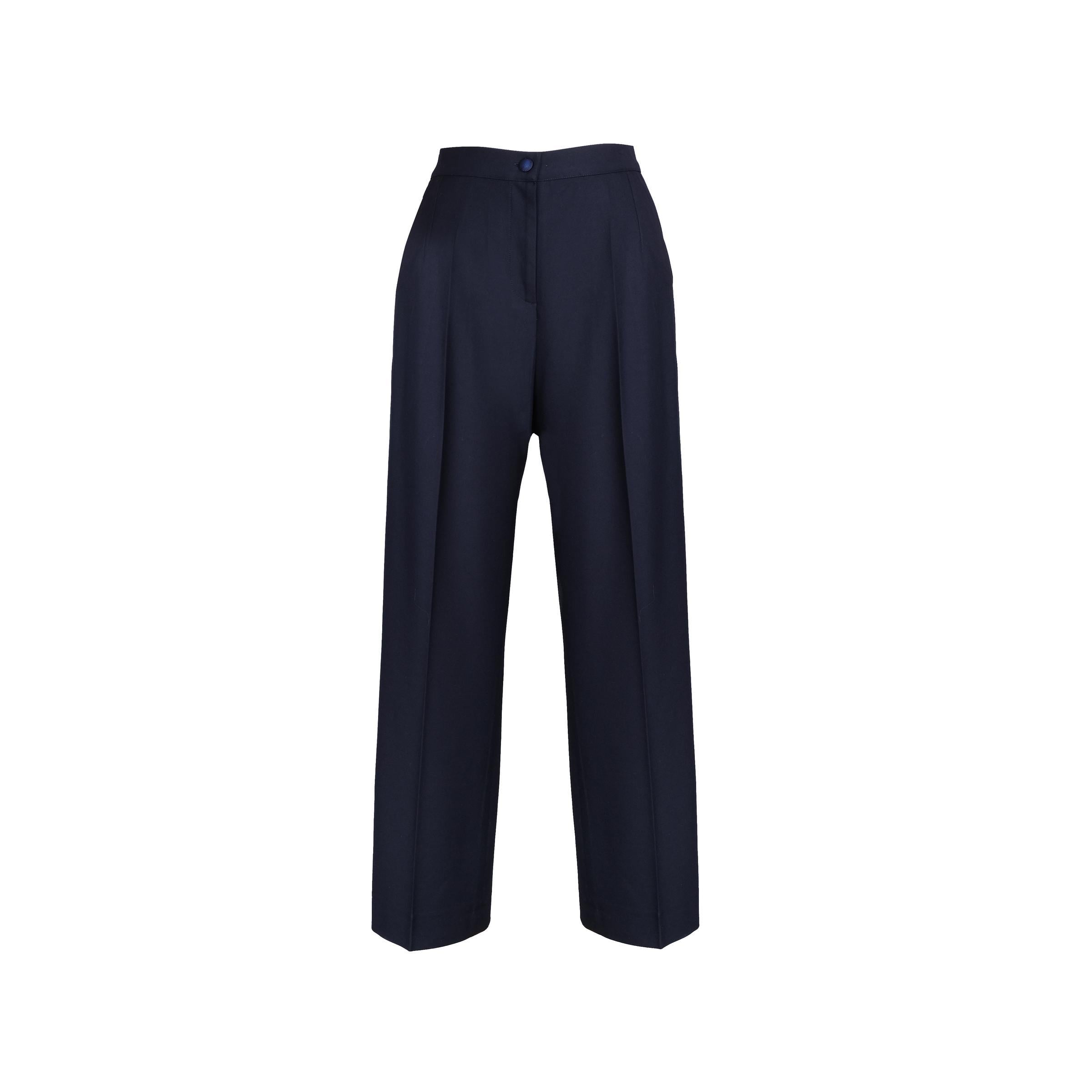LACİVERT KANVAS PANTOLON