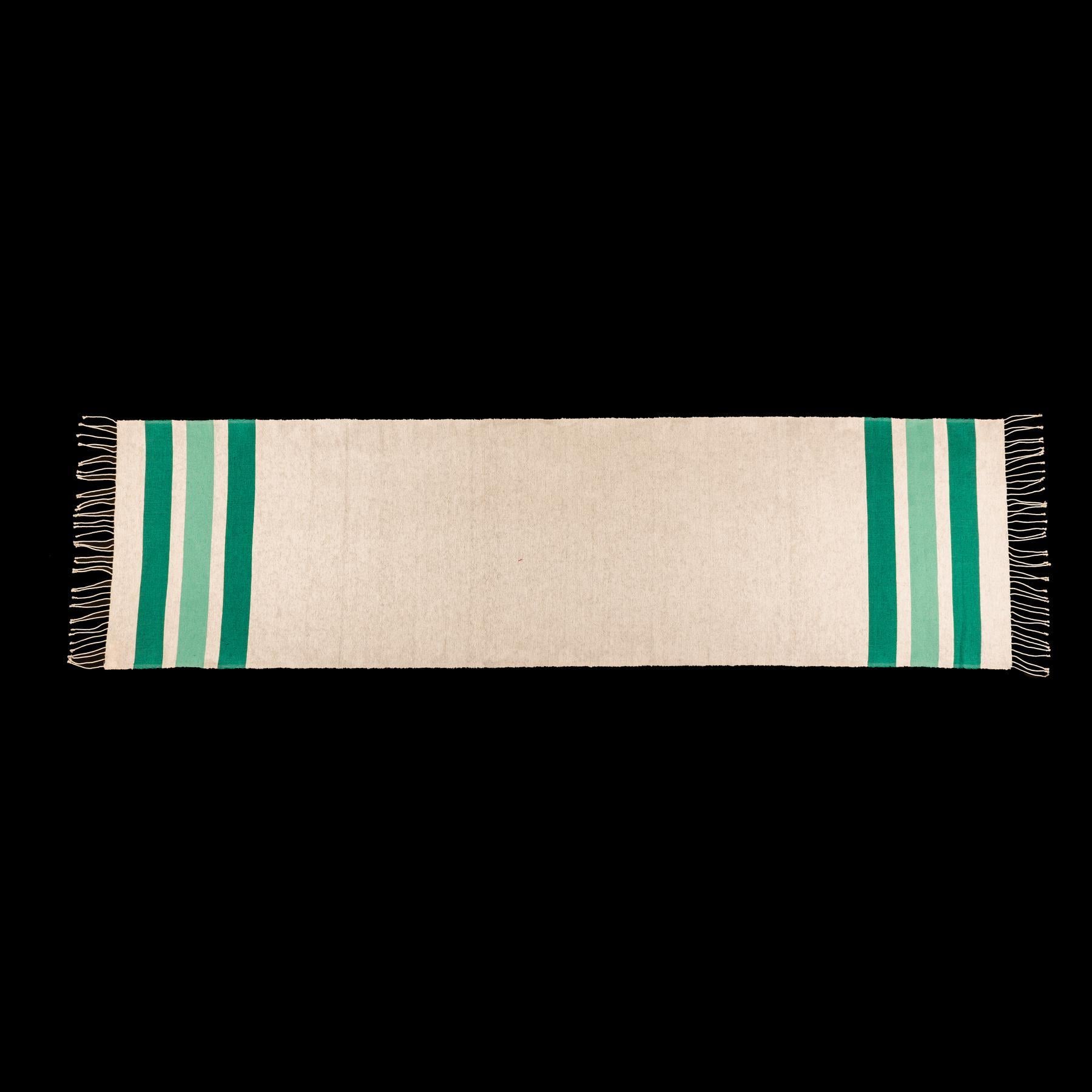YEŞİL ÇİZGİLİ KETEN PEŞKİR