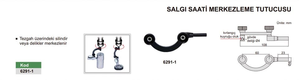 Insize 6291-1 Salgı Saati Bağlama Ayağı