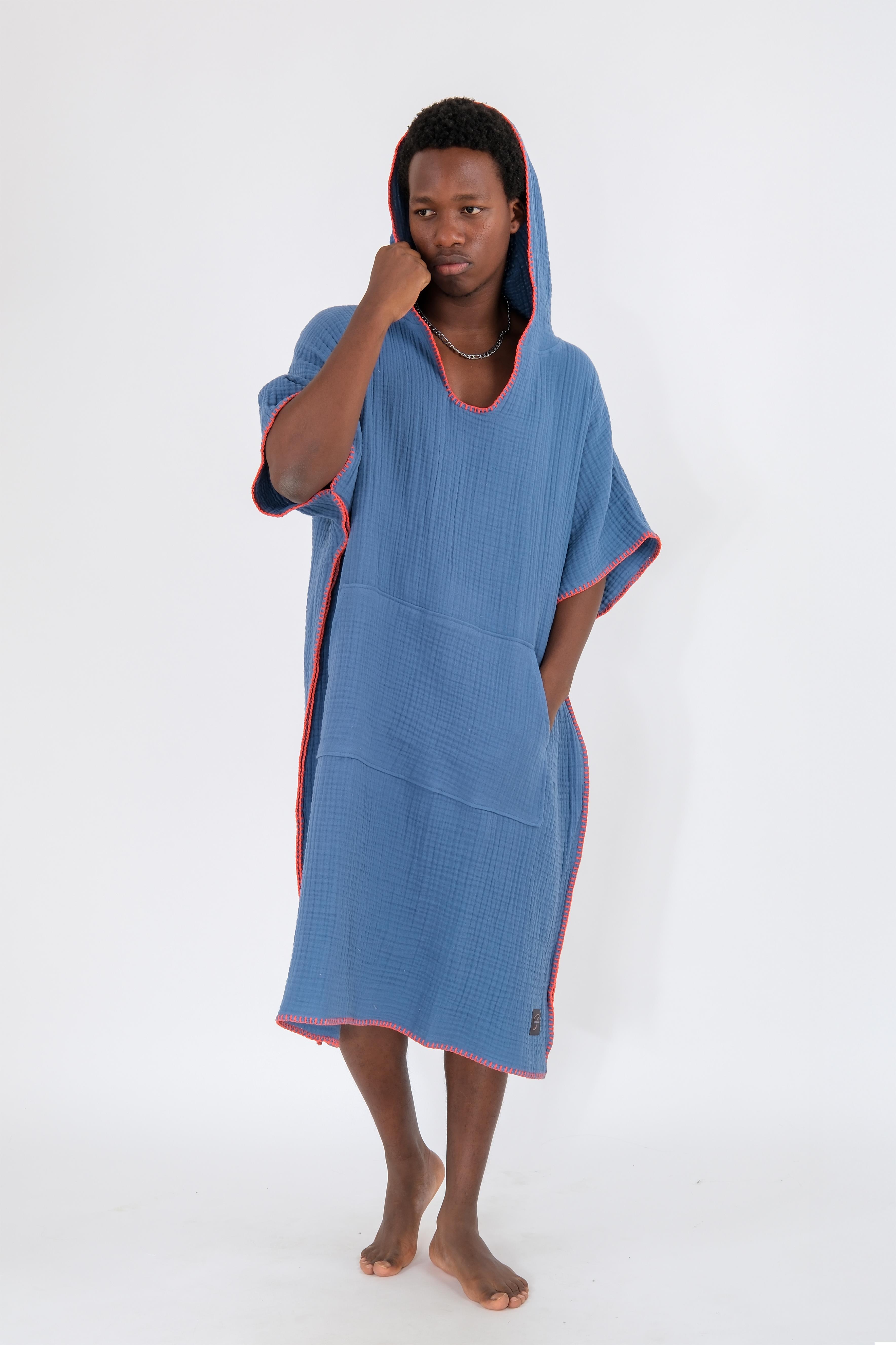 Sandro 4 Kat Müslin Panço İndigo