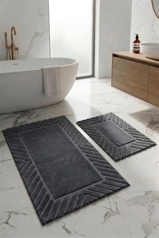 DAVIS BANYO PASPAS SETİ KOYU GRİ