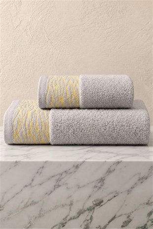 Serenity 2li Banyo Havlusu Seti Gri