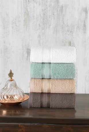 SPRİNG 50X90 4'LÜ EL VE YÜZ HAVLU SETİ