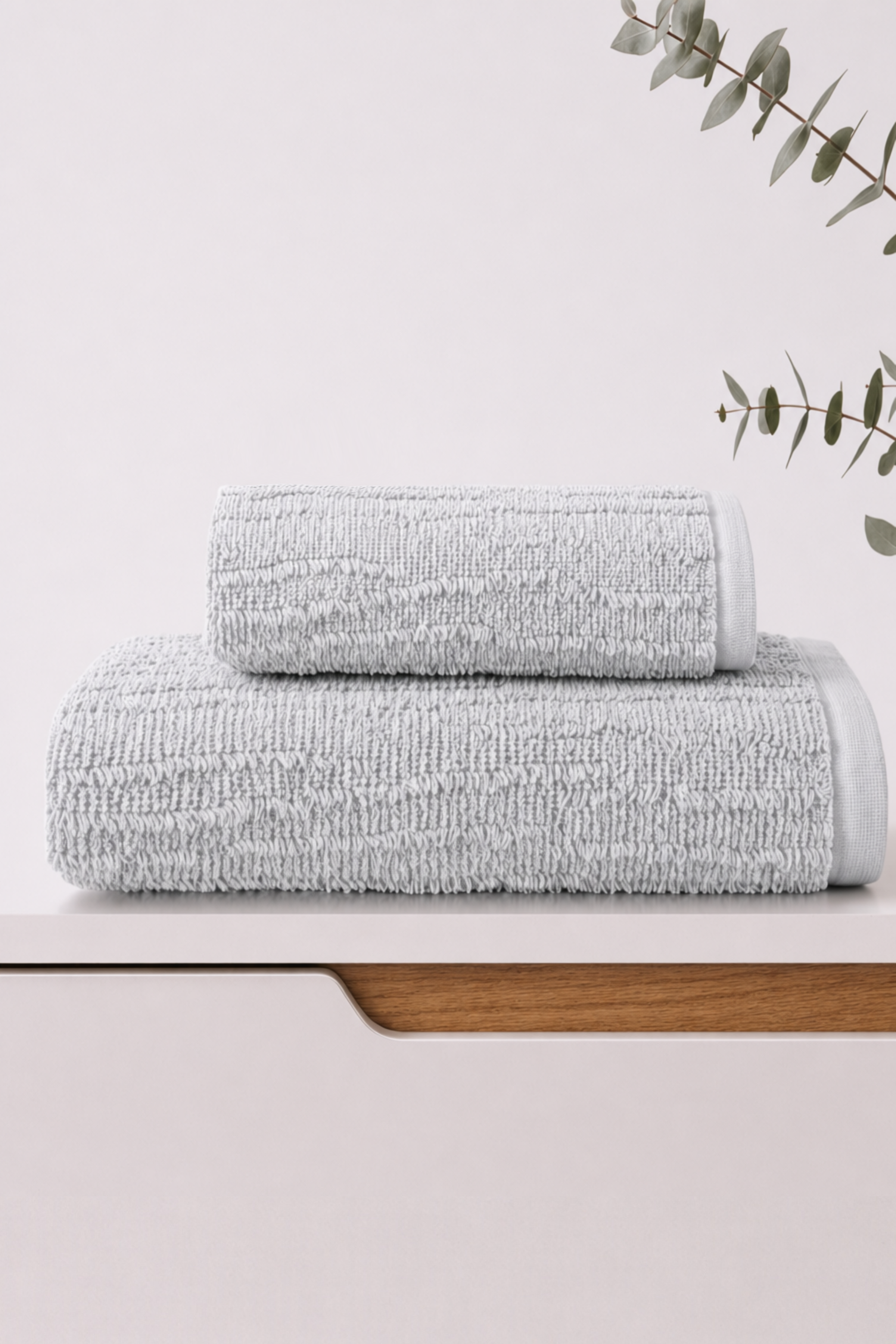 Grace 2'li Banyo Havlusu Seti Gri