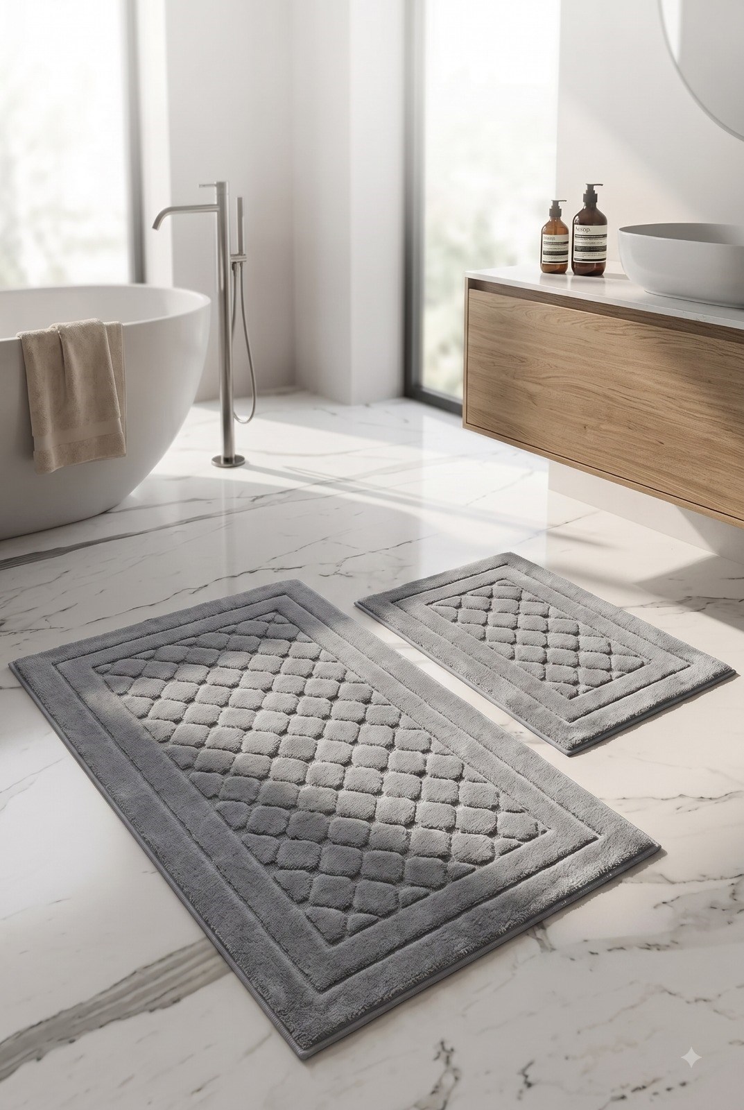 CLARK BANYO PASPAS SETİ AÇIK GRİ