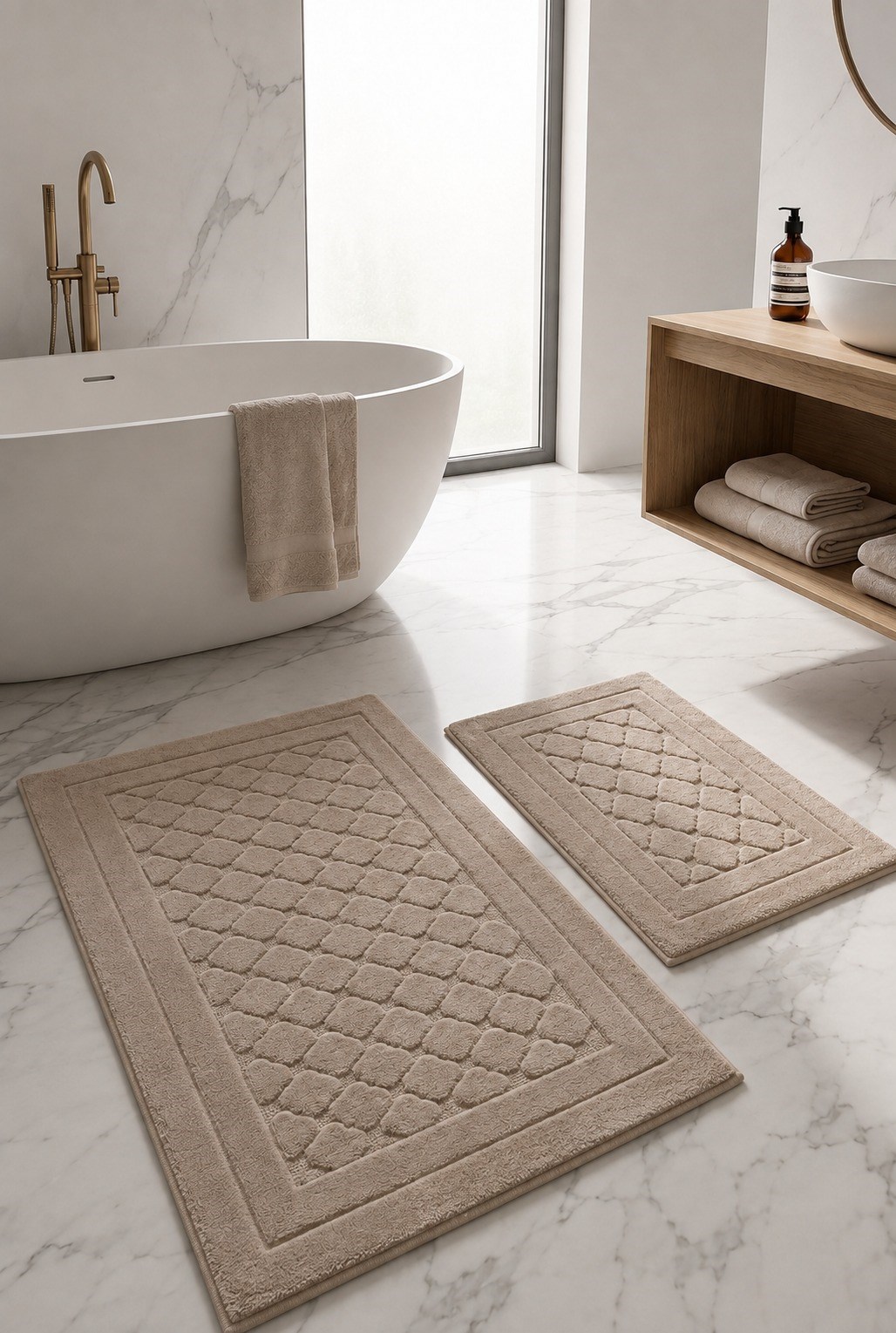 CLARK BANYO PASPAS SETİ BEJ