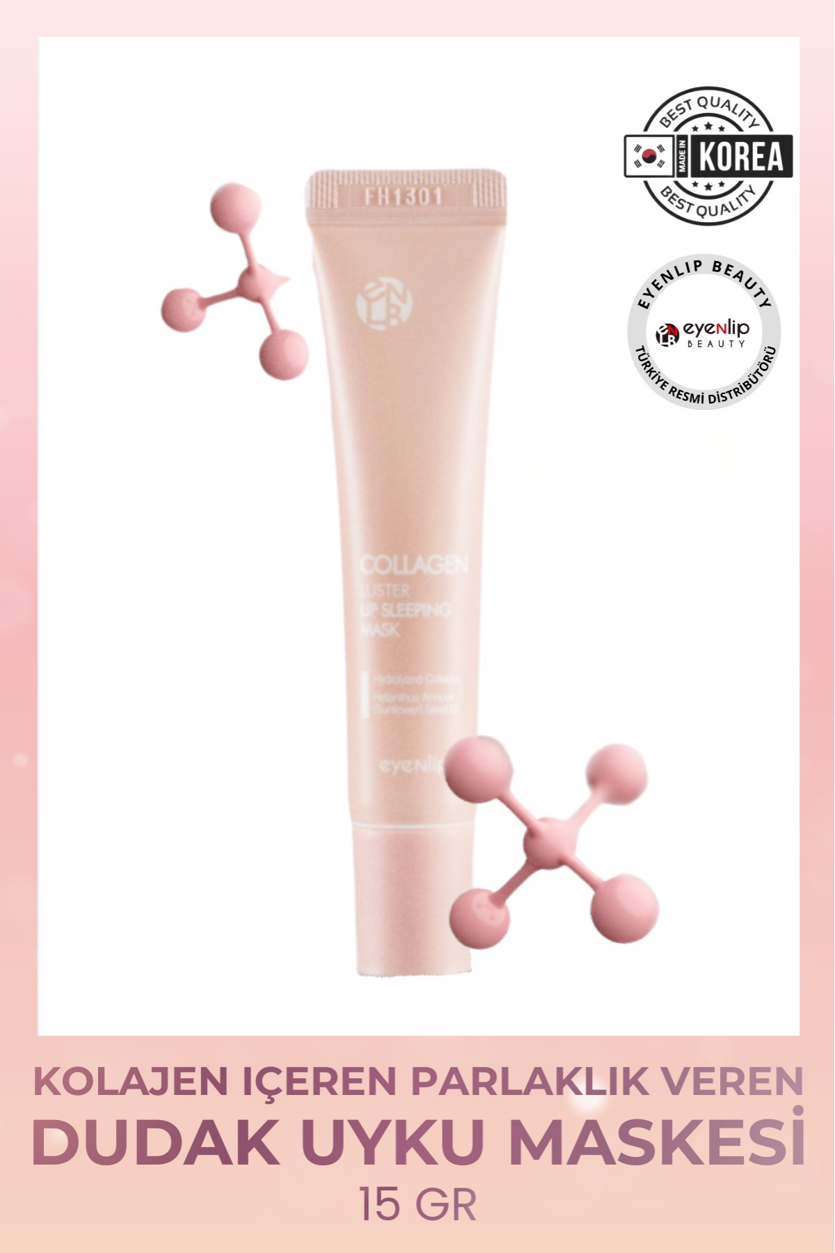 Eyenlip Beauty Kolajen İçeren Dudak Uyku Maskesi