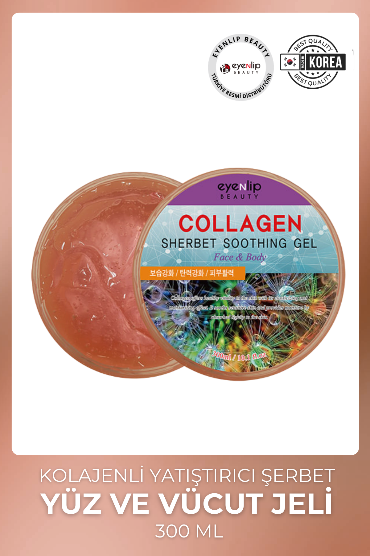 Eyenlip Beauty Kolajenli  Şerbet  (Yüz ve Vücut) Jel 300 ml