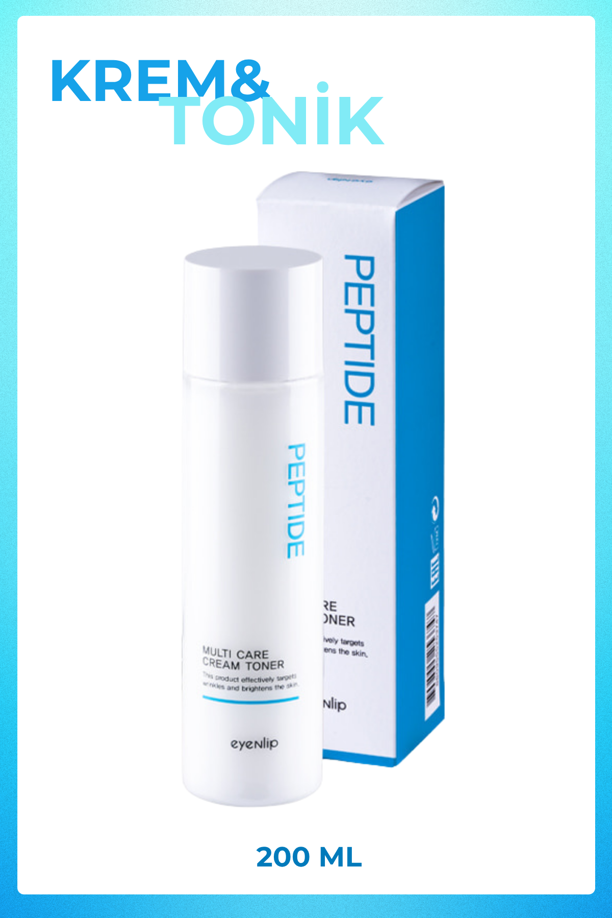 Eyenlip Beauty Peptid İçeren Multi Bakım Kremi ve Toner