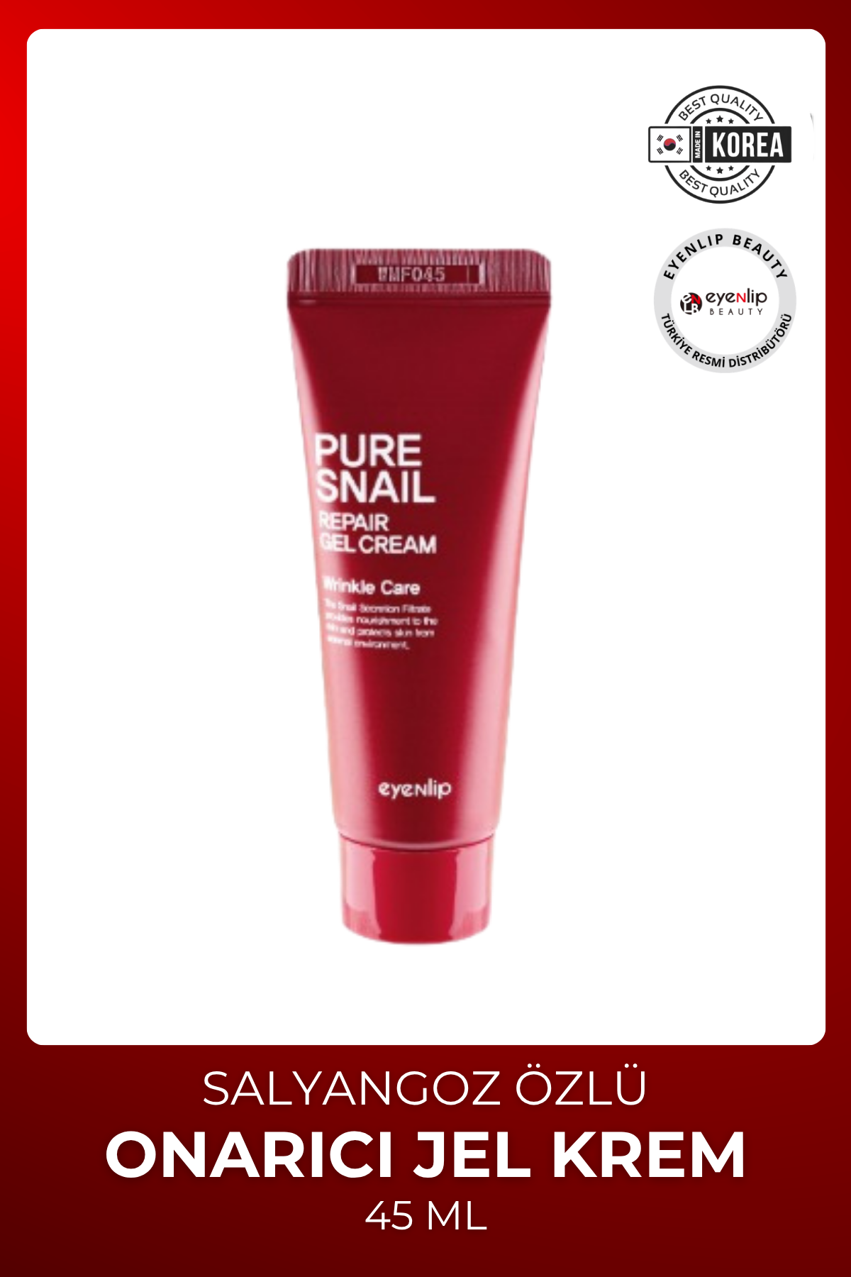 Eyenlip Beauty Salyangoz Özlü Onarici Jel Krem 45 ml