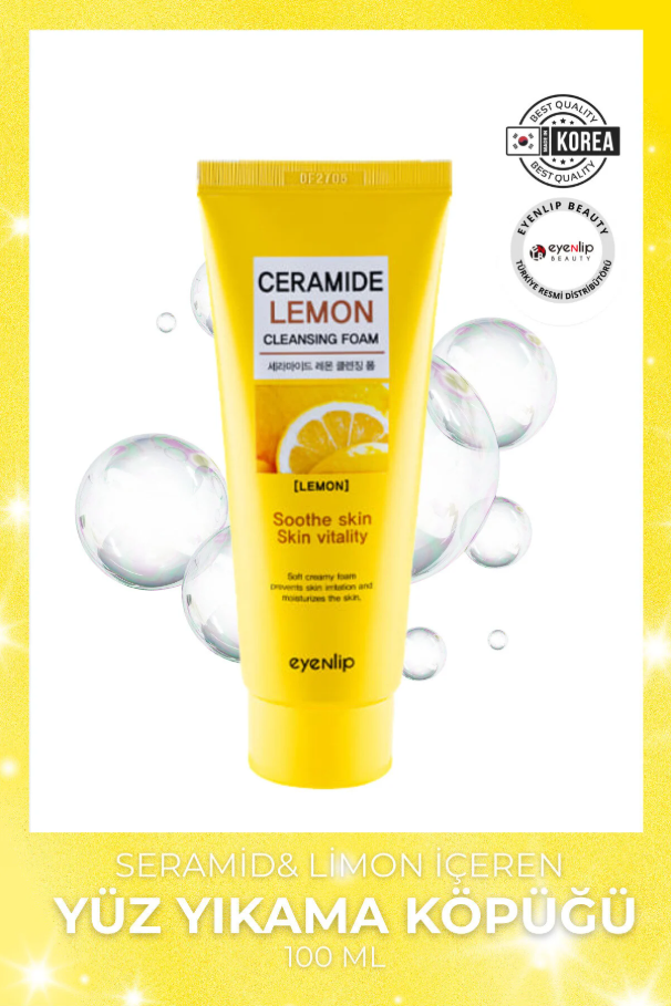 Eyenlip Beauty Seramid Içeren Limon Özlü Yüz Temizleme Köpügü 100 ml
